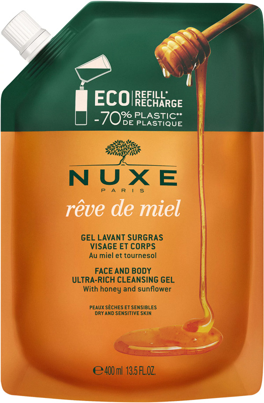 Nuxe Náplň do sprchového gelu Ultra-Rich Cleansing Gel Refill 400 ml