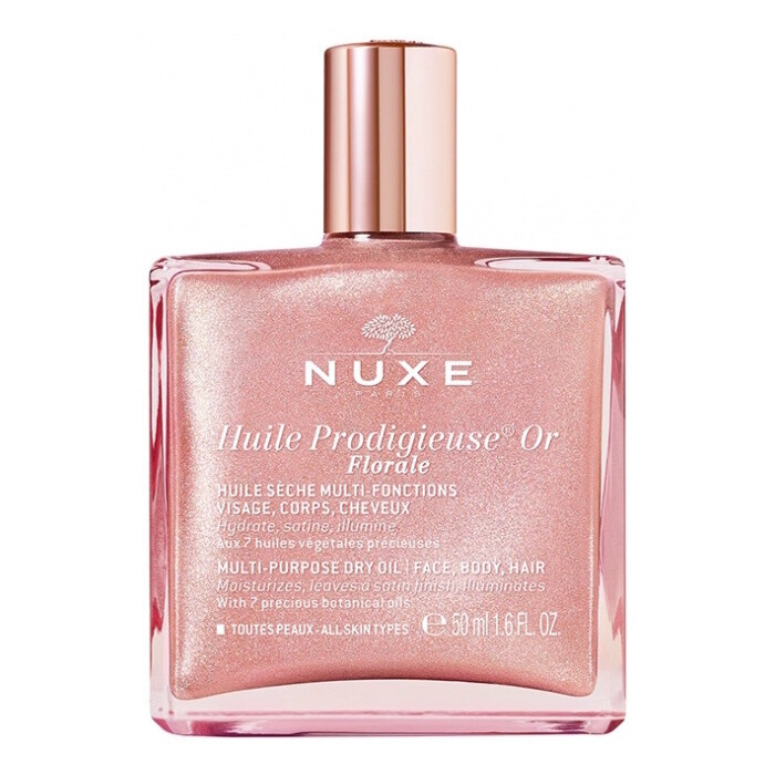 Nuxe Huile Prodigieuse Or Florale multifunkční suchý olej se třpytkami na tvář, tělo a vlasy 50 ml