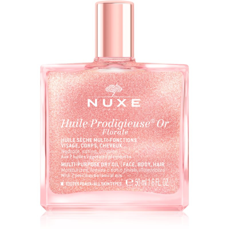 Nuxe Huile Prodigieuse Or Florale multifunkční suchý olej se třpytkami na tvář, tělo a vlasy 50 ml