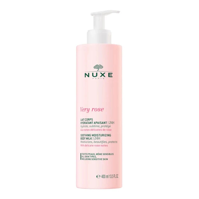 Nuxe Very Rose Soothing Moisturising Body Milk zklidňující tělové mléko 400 ml