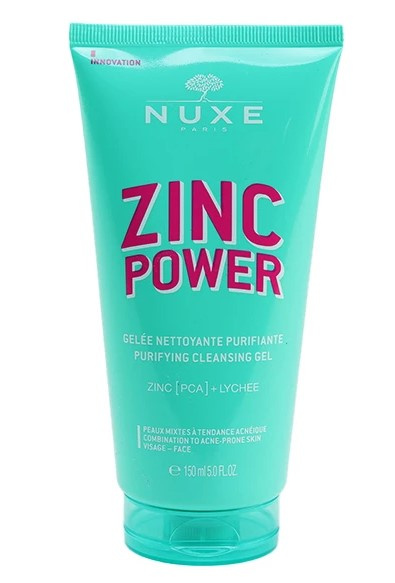 Nuxe Zinc Power Purifying Cleansing Gel čisticí gel proti nedokonalostem pleti 150 ml