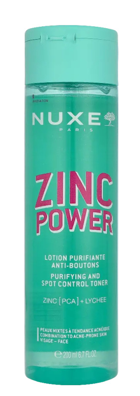 Nuxe Tonikum proti nedokonalostem pleti Zinc Power (Purifying and Spot Control Toner) 200 ml
