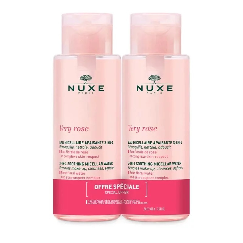 Nuxe Sada zklidňujících micelárních vod Very Rose Soothing Micellar Water