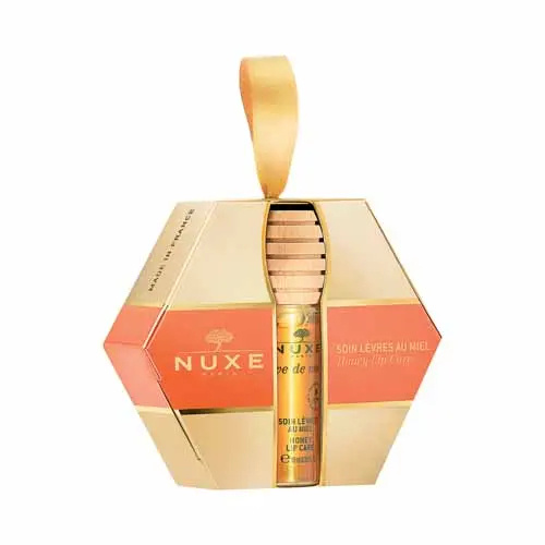 Nuxe Rêve de Miel Honey Lip Care výživný balzám na rty v dárkovém balení 10 ml