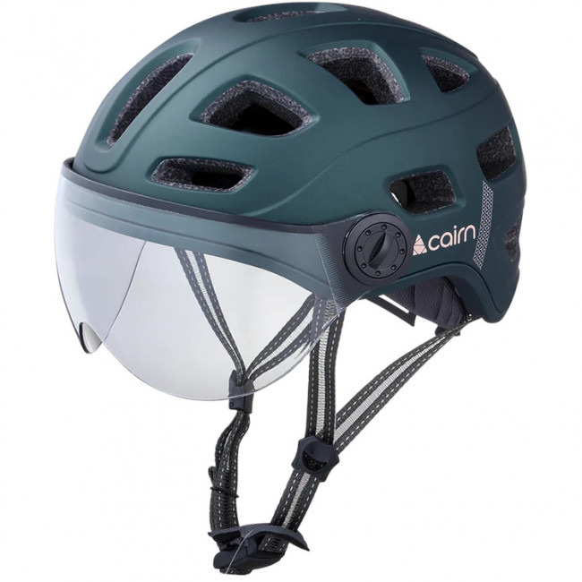 Cairn Quartz Visor, cyklistická helma, zelená