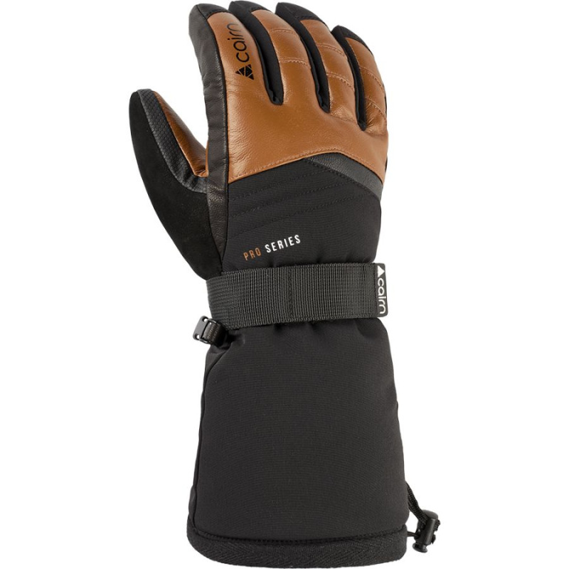 Cairn Kailash 3 C-Tex Pro, lyžařské rukavice, pánské, černá/hnědá