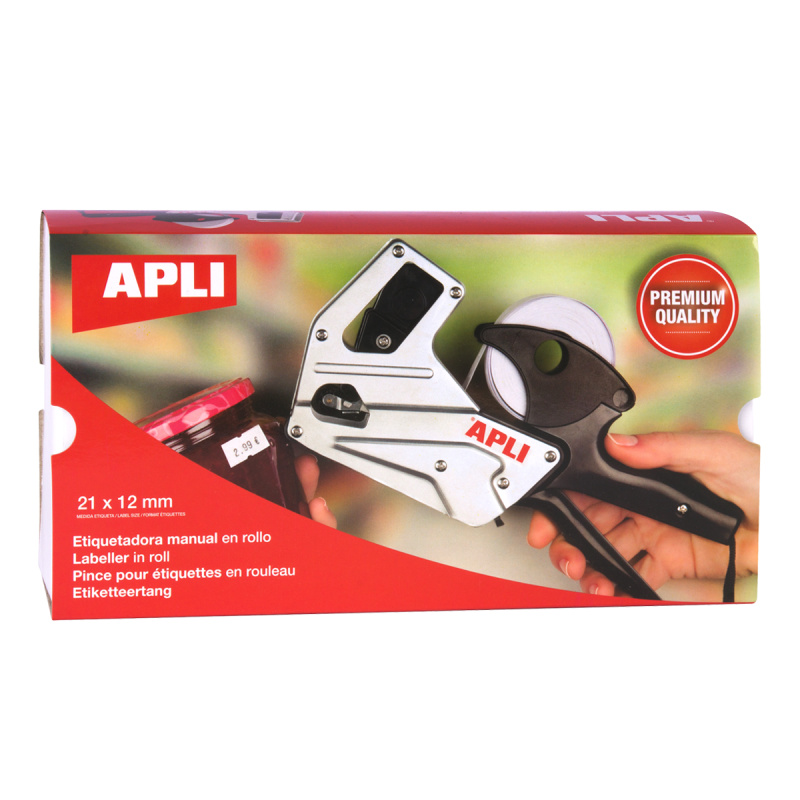 APLI Etiketovací kleště Premium jednořádkové, 8 znaků
