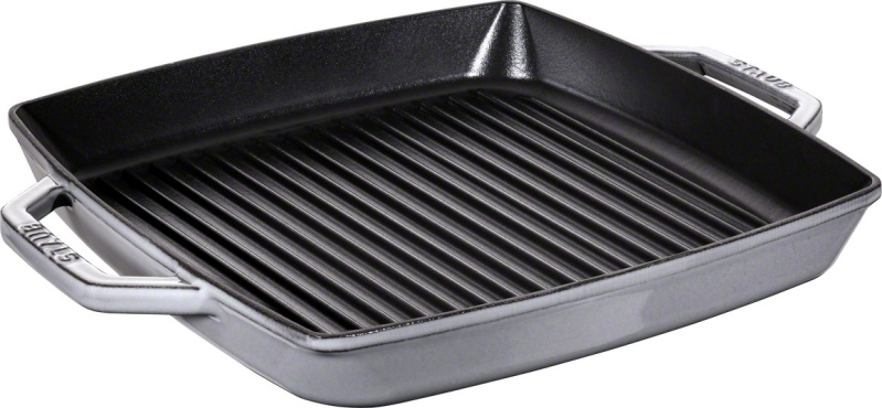 Staub Litinový gril, čtvercový, 33 cm, grafitově šedá 1004934