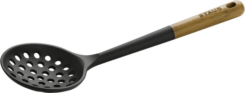 Staub Naběračka děrovaná silikonová, s dřevěnou rukojetí, 31 cm 40503-100