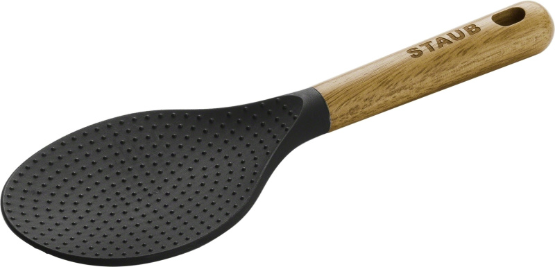 Staub Lžíce na rýži silikonová, s dřevěnou rukojetí, 22 cm 40503-110