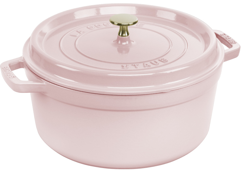 Staub Litinový hrnec s poklicí Cocotte, Ø 28 cm / 6,7 l, růžová 1032957