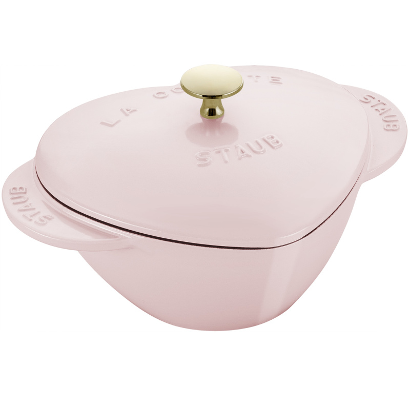 Staub Litinový hrnec ve tvaru srdce, 20 cm / 1,75 l, růžový 1030211