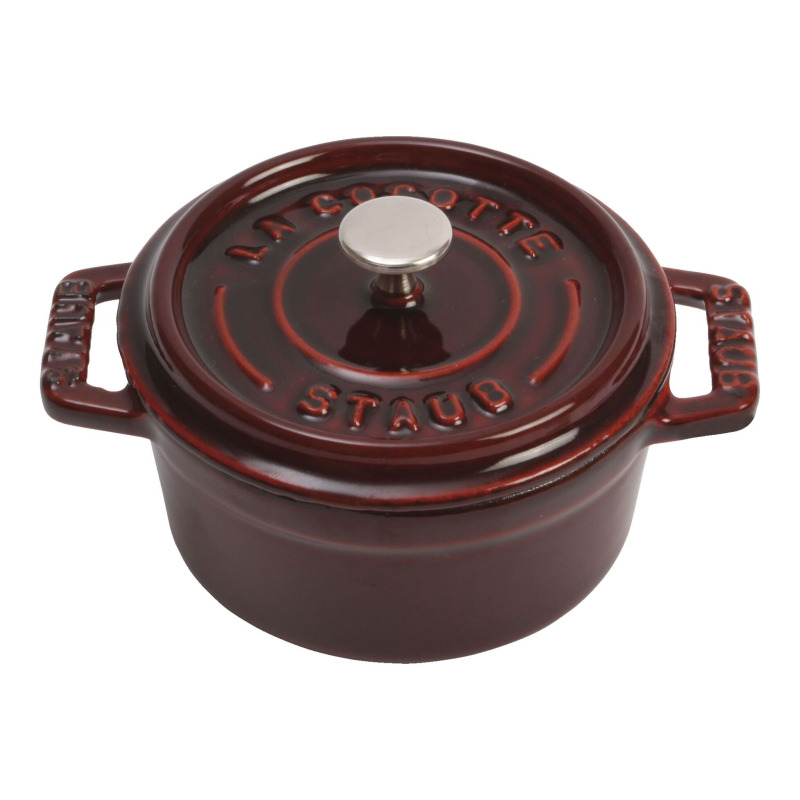Staub Litinový hrnec s poklicí Cocotte, Ø 18 cm / 1,7 l, grenadina 1004203
