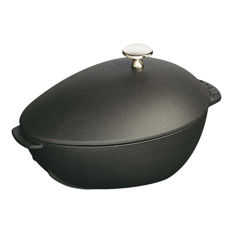 Staub Litinový hrnec ve mušle, Ø 25 cm / 2,0 l, černý 1004071