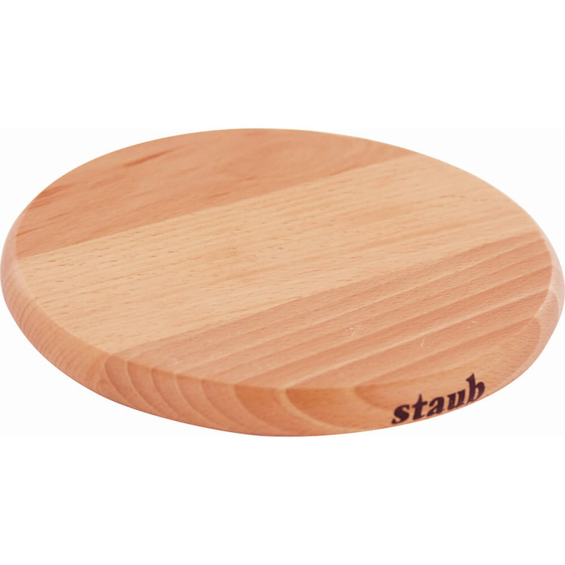 Staub Dřevěná magnetická podložka pod hrnce, kulatá, 23 cm 41190742