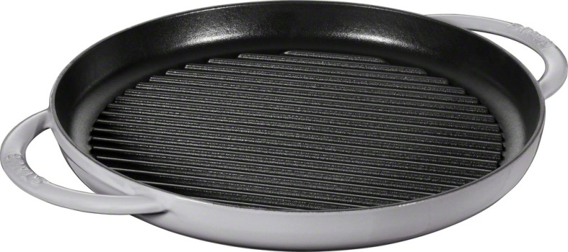 Staub Litinový gril 26 cm, grafitově šedá 1203018