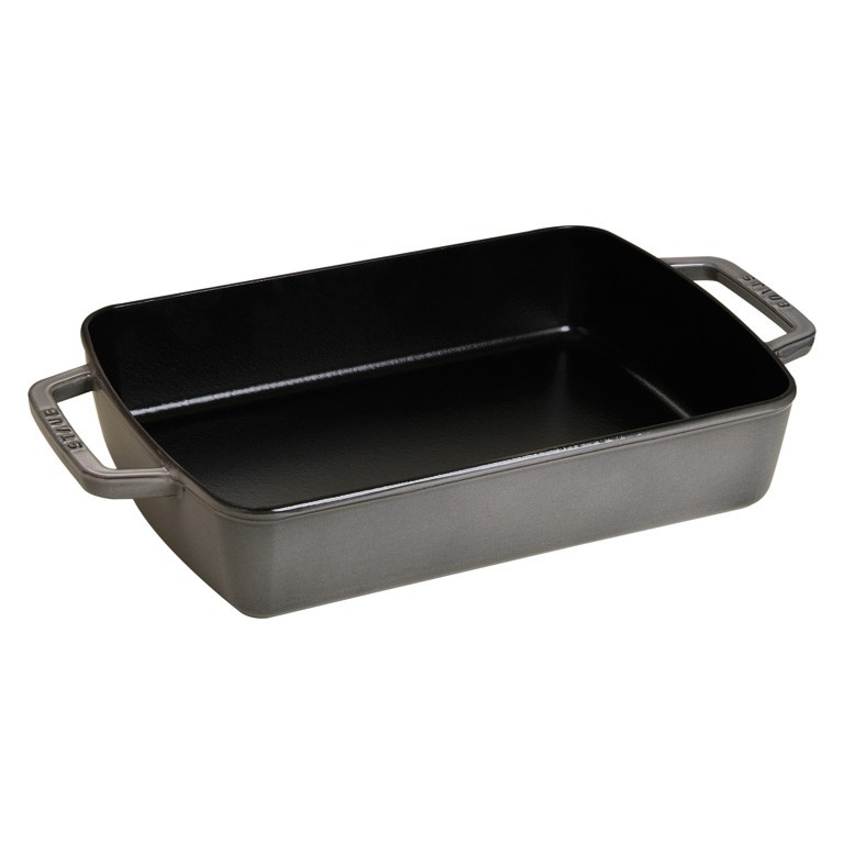 Staub Litinový obdélníkový pekáč, 20 x 30 cm, grafitově šedá 1004328