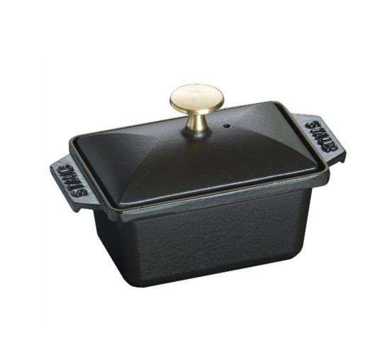 Staub Litinová terina, 15 x 11 cm, černá 1004120