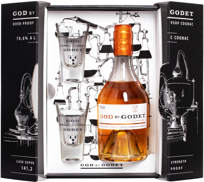 Godet God by Godet + 2 sklenice 70,6% 0,35l