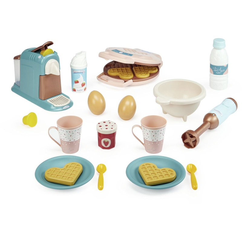 Ecoiffier Snídaňový set 3v 1