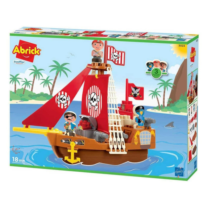 Ecoiffier Abrick Pirátská loď