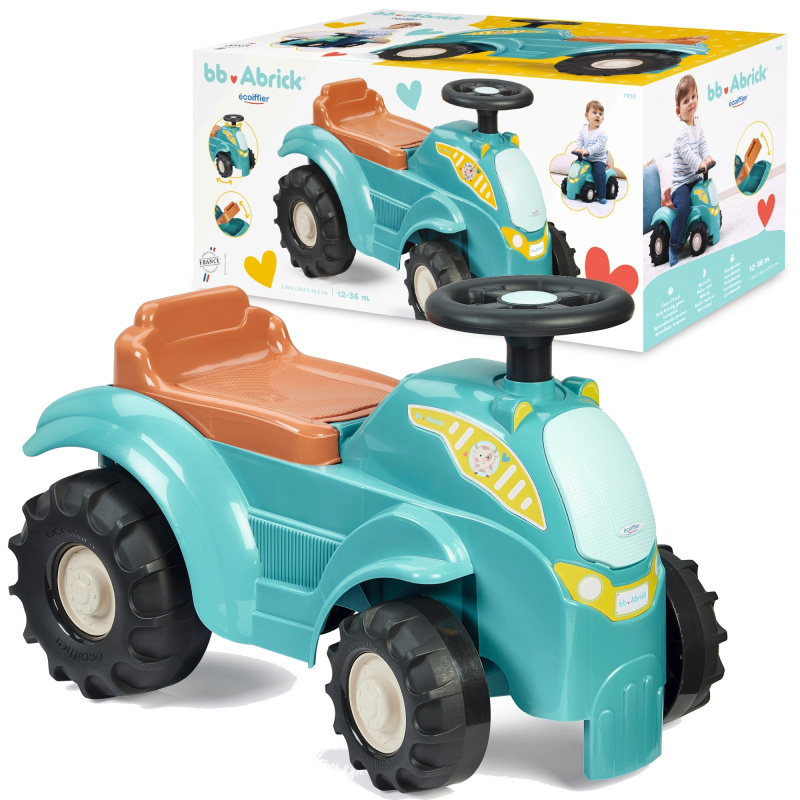 Jeździk traktor se schovkou ECOIFFIER pro děti 12–36 měsíců