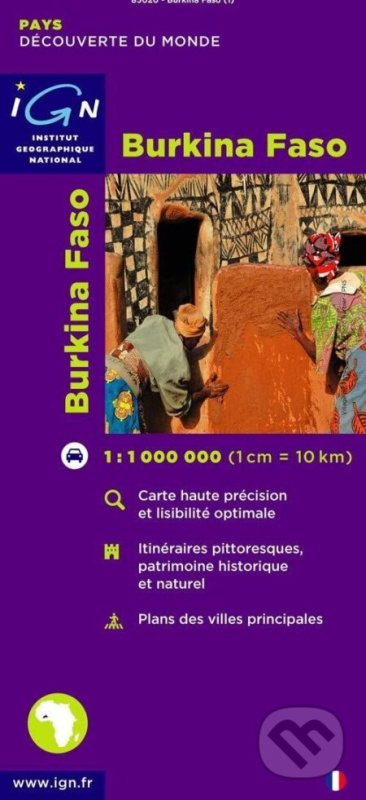 IGN 85020 Burkina Faso 1:100 000
