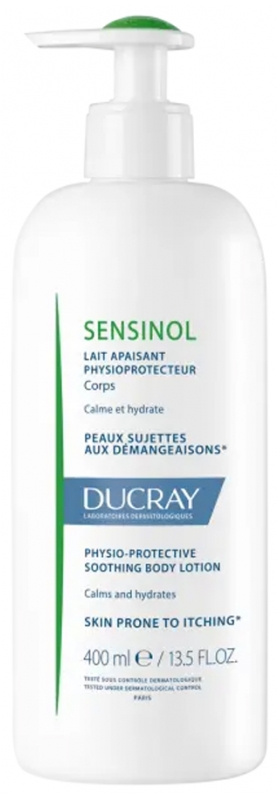 Ducray Zklidňující tělové mléko Sensinol (Physio-Protective Soothing Body Lotion) 400 ml