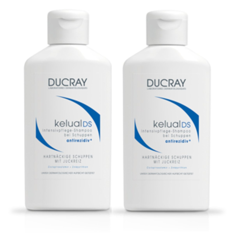 DUCRAY Kélual DS Šampon proti lupům 100ml DUO 2x200ml