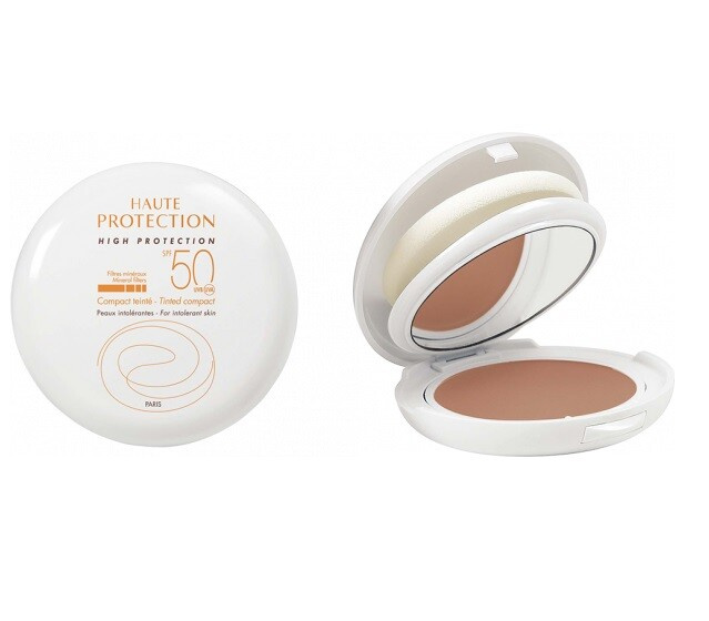 Avène Sun Mineral Tinted Compact kompaktní make-up SPF 50 odstín Honey 10 g