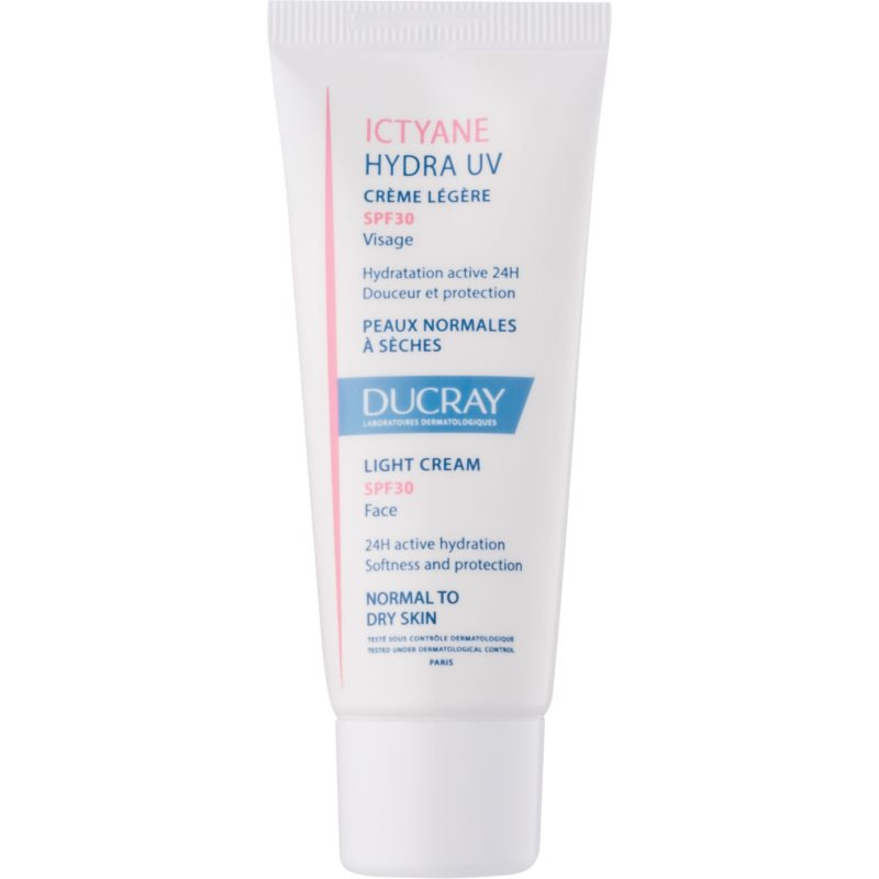 Ducray Ictyane lehký krém pro normální až suchou pleť SPF 30 40 ml