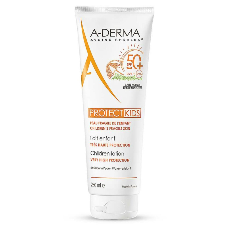 A-Derma Protect Kids Children Lotion ochranné opalovací mléko pro děti SPF 50+ 250 ml
