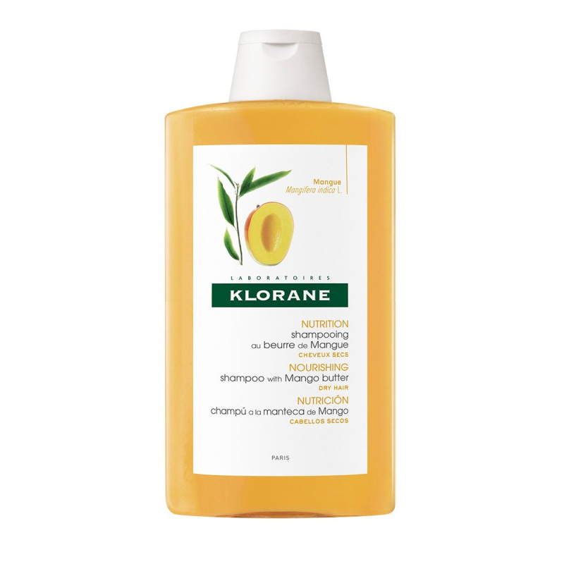 Klorane Mango Nourishing Shampoo Dry Hair intenzivně vyživující šampon pro suché vlasy 400 ml