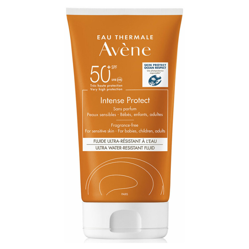 Avène Sun Intense Protect Ultra Water-Resistant Fluid ochranný fluid SPF 50+ 150 ml