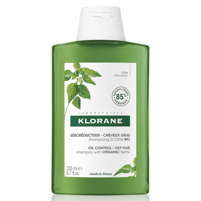 Klorane Kopřiva čisticí šampon na mastné vlasy 200 ml
