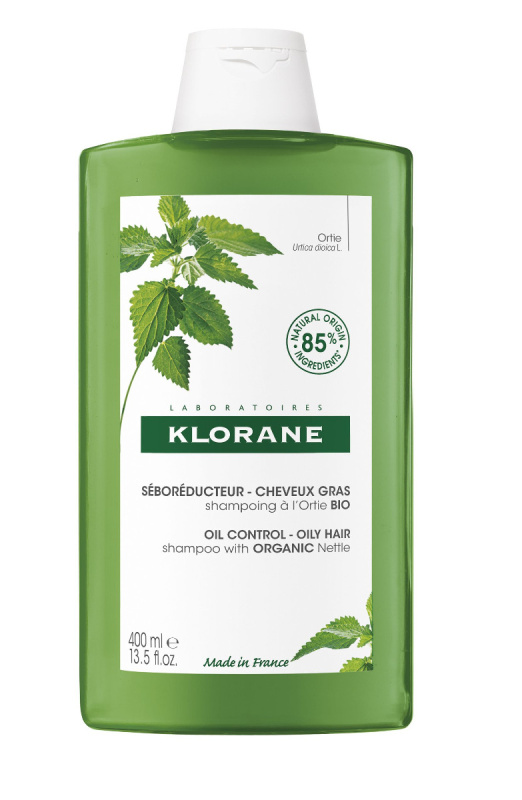 Klorane Kopřiva čisticí šampon na mastné vlasy 400 ml