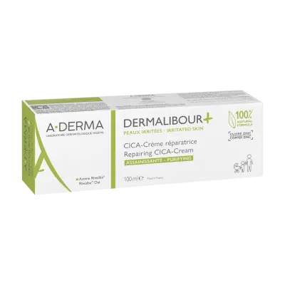 A-Derma Dermalibour+ regenerační krém pro podrážděnou pokožku 100 ml