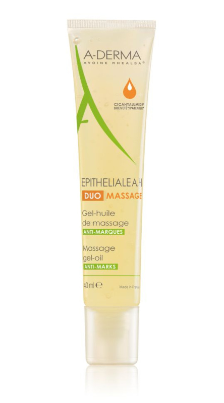 A-Derma Epitheliale A.H. Duo Massage Gel-Oil masážní gel-olej na jizvy a strie 40 ml
