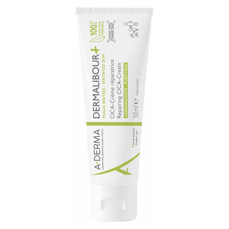 A-Derma Dermalibour+ regenerační krém pro podrážděnou pokožku 50 ml
