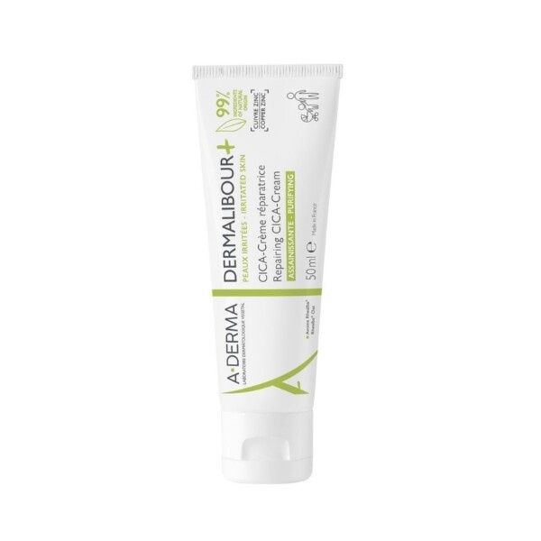 A-Derma Dermalibour+ regenerační krém pro podrážděnou pokožku 50 ml
