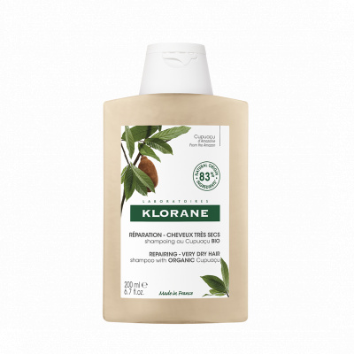 Klorane Cupuaçu Bio vyživující šampon pro suché a poškozené vlasy 200 ml