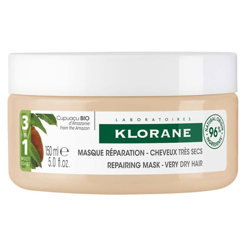 Klorane Cupuaçu Bio Bio regenerační maska na vlasy pro velmi suché vlasy 150 ml
