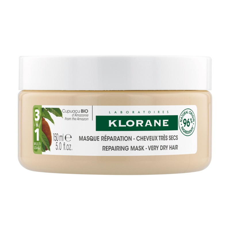 Klorane Cupuaçu Bio Bio regenerační maska na vlasy pro velmi suché vlasy 150 ml