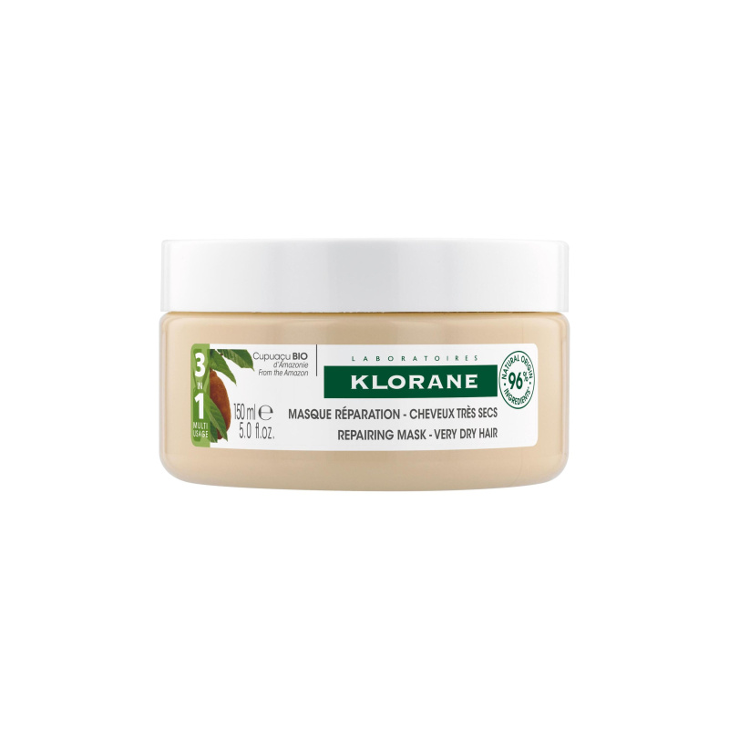 Klorane Cupuaçu Bio Bio regenerační maska na vlasy pro velmi suché vlasy 150 ml