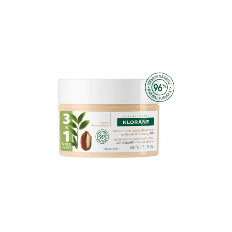 Klorane Cupuaçu Bio Bio regenerační maska na vlasy pro velmi suché vlasy 150 ml
