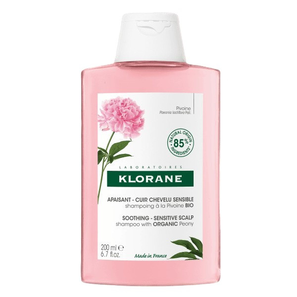 Klorane Pivoňka Soothing Sensitive Hair Scalp Shampoo šampon pro citlivou pokožku hlavy 200 ml