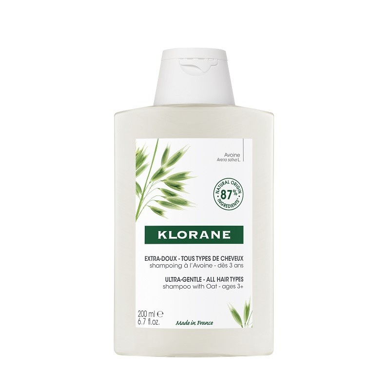 Klorane Oves jemný šampon pro všechny typy vlasů 400 ml