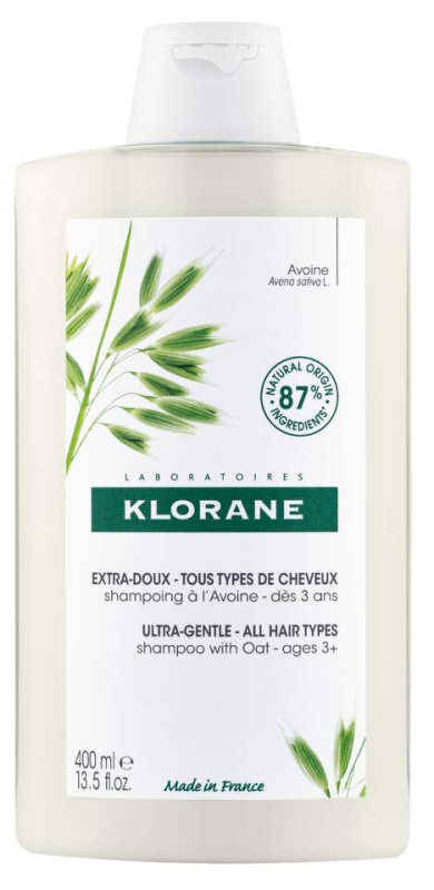 Klorane Oves jemný šampon pro všechny typy vlasů 400 ml
