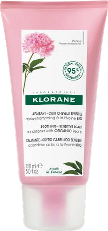 Klorane Pivoňka Soothing Sensitive Hair Scalp Conditioner balzám na vlasy pro citlivou pokožku hlavy 150 ml