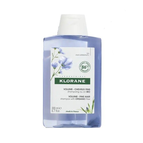 Klorane Len Bio šampon pro jemné a zplihlé vlasy 200 ml